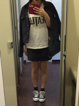 「DHOLIC（ディーホリック）のアイテム（セットアップ）」を使った、nanacoさん（レディース・159cm）の夏コーディネート