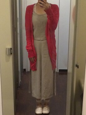 「DHOLIC（ディーホリック）のアイテム（セットアップ）」を使った、nanacoさん（レディース・159cm）の秋コーディネート