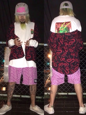 「POWELL（パウエル）のアイテム」を使った、はにたんさん（メンズ・160cm）の秋コーディネート