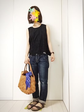 sa…⁂さん（レディース・152cm）の夏コーディネート