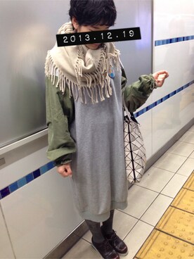 「MACARONIC（マカロニック）のアイテム」を使った、kaiさん（レディース・160cm）の冬コーディネート