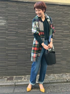 FRAMeWORK tomomiさん（レディース・168cm）の冬コーディネート