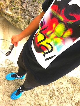 「flyknitmax」｜松島 颯さん（メンズ・174cm）の春コーディネート