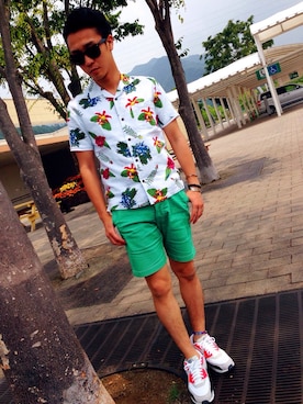 gon48さん（メンズ・171cm）の夏コーディネート