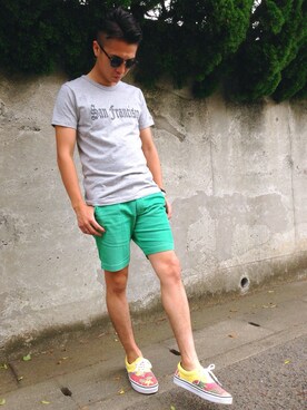 gon48さん（メンズ・171cm）の夏コーディネート