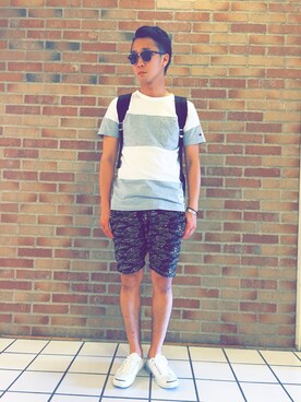 gon48さん（メンズ・171cm）の夏コーディネート