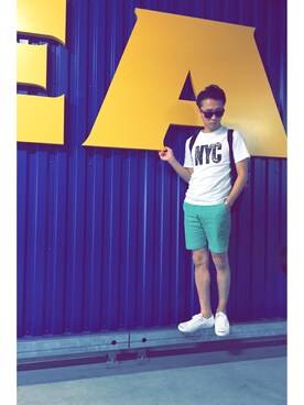 gon48さん（メンズ・171cm）の夏コーディネート