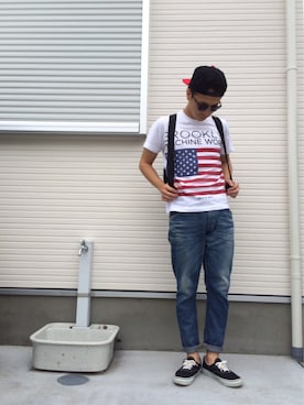 gon48さん（メンズ・171cm）の夏コーディネート