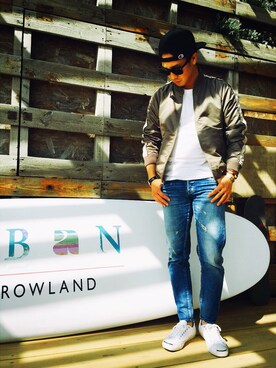 「CONVERSE（コンバース）のCONVERSE コンバース ジャック パーセル / JACK PURCEL（スニーカー）」を使った、gon48さん（メンズ・171cm）の春コーディネート