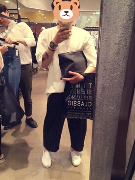 「와이드팬츠」｜Jinhyung Kimさん（メンズ・170cm）の夏コーディネート