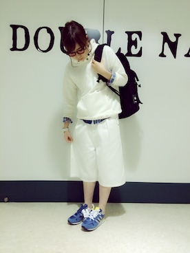 「ガウチョパンツ」｜MASUTANI MIHOKOさん（レディース・166cm）の冬コーディネート