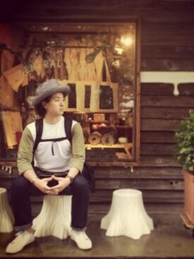 「.......RESEARCH（リサーチ）のアイテム」を使った、patrickさん（メンズ・175cm）の夏コーディネート