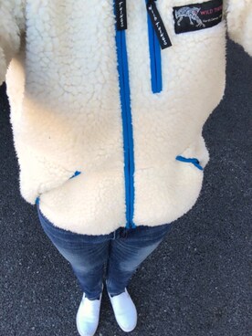 「WILD THINGS（ワイルドシングス）のアイテム（その他アウター）」を使った、ゆーたん。さん（レディース・163cm）の冬コーディネート