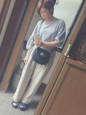 「青文字系」｜えりんぎさん（レディース・161cm）の秋コーディネート