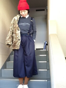 RONIKAさん(レディース・159cm)の冬コーディネート