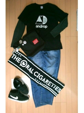 「Manhattan Portage」｜midori**さん（レディース・172cm）の冬コーディネート