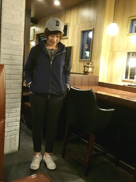 「CONVERSE（コンバース）のCONVERSE コンバース ジャック パーセル / JACK PURCEL（スニーカー）」を使った、mi.さん（レディース・160cm）の冬コーディネート