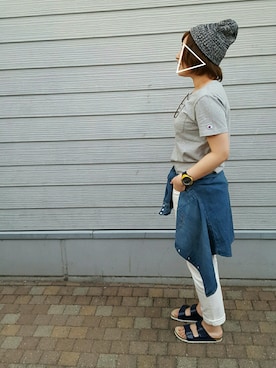 「足利フラワーパーク」｜mi.さん（レディース・160cm）の春コーディネート