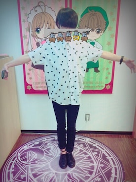 「アイテム（チョーカー）」を使った、遥さん（メンズ・172cm）の春コーディネート