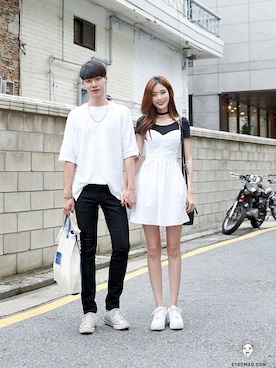 「streetsnap」｜「アイテム（その他シューズ）」を使った、아이즈매거진(eyesmag.com)さん（メンズ・178cm）の夏コーディネート