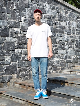 「streetfashionphotographer」｜아이즈매거진(eyesmag.com)さん（メンズ・178cm）の夏コーディネート