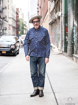 「streetfashionphotographer」｜아이즈매거진(eyesmag.com)さん（メンズ・177cm）の秋コーディネート
