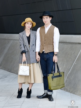 「streetfashionphotographer」｜아이즈매거진(eyesmag.com)さん（メンズ・177cm）の秋コーディネート