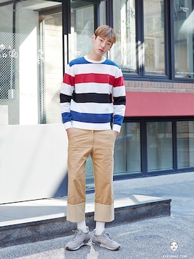 「streetfashionphotographer」｜아이즈매거진(eyesmag.com)さん（メンズ・187cm）の秋コーディネート