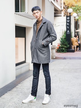 「streetfashionphotographer」｜아이즈매거진(eyesmag.com)さん（メンズ・186cm）の冬コーディネート
