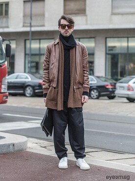 「streetfashionphotographer」｜아이즈매거진(eyesmag.com)さん（メンズ・178cm）の春コーディネート