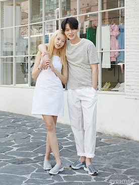 「streetsnap」｜「アイテム（その他シューズ）」を使った、아이즈매거진(eyesmag.com)さん（メンズ・178cm）の春コーディネート