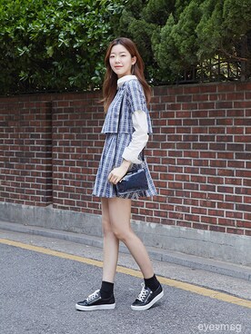 「streetfashionphotographer」｜아이즈매거진(eyesmag.com)さん（レディース・165cm）の春コーディネート