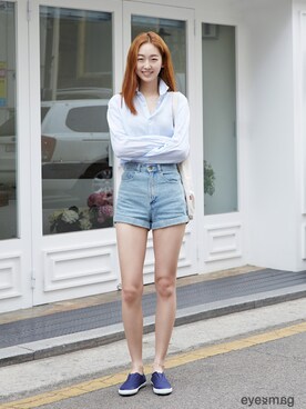 「streetfashionphotographer」｜아이즈매거진(eyesmag.com)さん（レディース・153cm）の春コーディネート