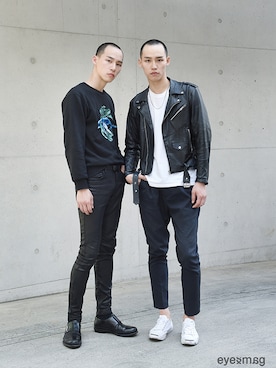 「streetfashionphotographer」｜아이즈매거진(eyesmag.com)さん（メンズ・178cm）の春コーディネート