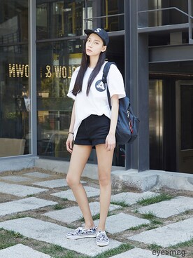 「streetfashionphotographer」｜아이즈매거진(eyesmag.com)さん（レディース・178cm）の春コーディネート