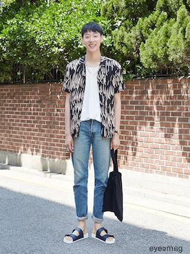 「streetfashionphotographer」｜아이즈매거진(eyesmag.com)さん（メンズ・178cm）の夏コーディネート