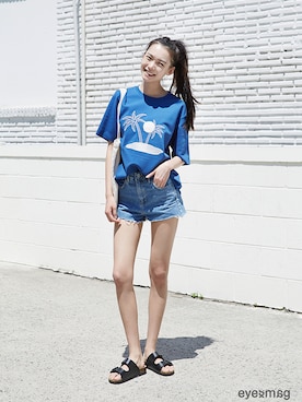 「streetfashionphotographer」｜아이즈매거진(eyesmag.com)さん（レディース・178cm）の夏コーディネート