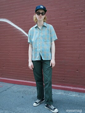 「streetfashionphotographer」｜아이즈매거진(eyesmag.com)さん（レディース・178cm）の夏コーディネート
