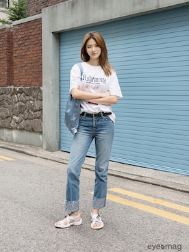 「streetfashionphotographer」｜아이즈매거진(eyesmag.com)さん（レディース・178cm）の夏コーディネート