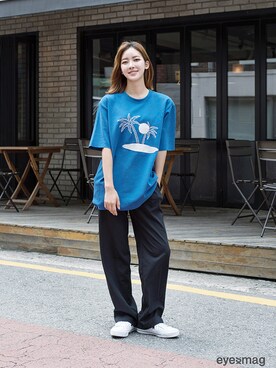 「streetfashionphotographer」｜아이즈매거진(eyesmag.com)さん（レディース・178cm）の夏コーディネート