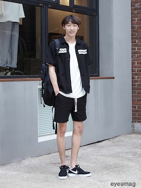「streetfashionphotographer」｜아이즈매거진(eyesmag.com)さん（メンズ・178cm）の夏コーディネート