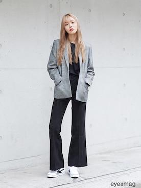 「streetfashionphotographer」｜아이즈매거진(eyesmag.com)さん（レディース・178cm）の秋コーディネート