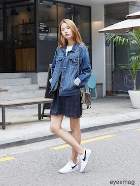 「streetfashionphotographer」｜아이즈매거진(eyesmag.com)さん（レディース・178cm）の秋コーディネート