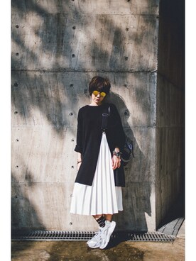 「a fadのアイテム」を使った、kirbykuoさん（レディース・165cm）の春コーディネート
