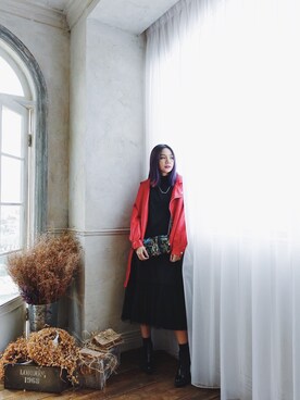 「a fadのアイテム」を使った、kirbykuoさん（レディース・165cm）の秋コーディネート