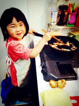 「焼きそば」｜サクジローさん（キッズ・100cm）の春コーディネート