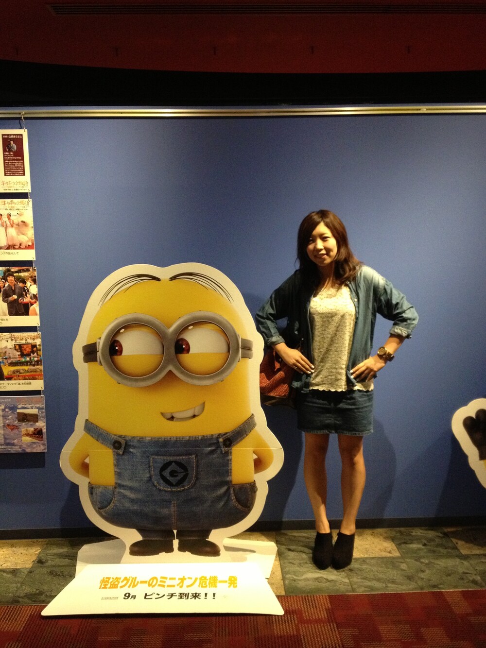 「JOURNAL STANDARDのデニムシャツ（シャツ/ブラウス、ブルー系）」を使った、nicoさん（レディース・162cm）の春コーディネートの1枚目の写真