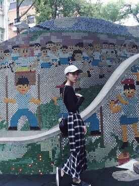 「NOのアイテム（バッグ）」を使った、Roseさん（レディース・165cm）の秋コーディネート