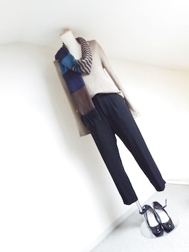 「tsumori chisato WALK（ツモリチサトウォーク）のアイテム（パンプス）」を使った、𝕤𝕚𝕞𝕝𝕒.₊̣̇.さん（レディース・152cm）の秋コーディネート