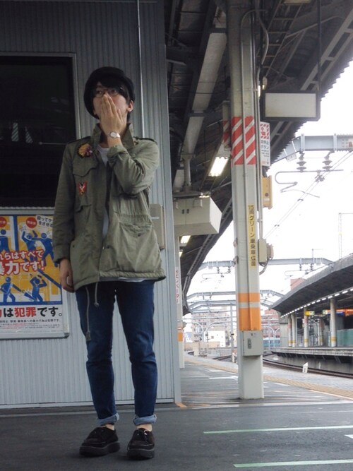 カオル Ralph Laurenのミリタリージャケットを使ったコーディネート Wear